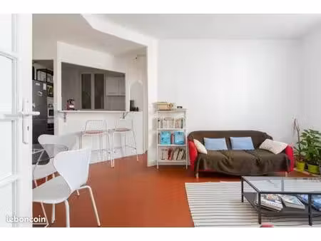 t3 meublé 49 m² – catalans – plage à 20 m