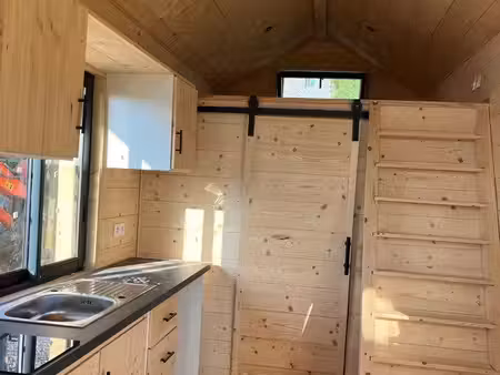 tiny house meublée avec terrain - proche genève/annecy