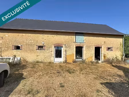 maison avec grande dépendance en pierres sur 4 hectares - 72430 chantenay- villedieu