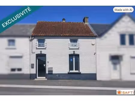 maison pleine de potentiel à jeumont  idéale pour premier achat ou investissement !
