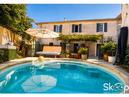 vente maison de village avec piscine et garage 5 pieces entr