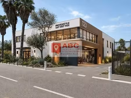 location commerce villeneuve les beziers 34420 600m²