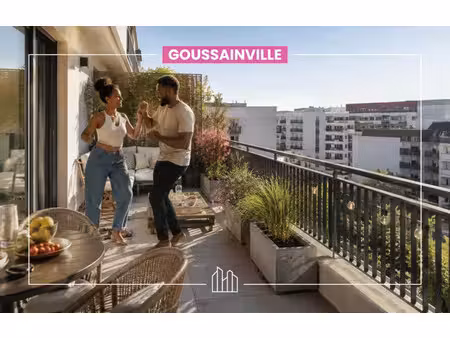 vente appartement neuf 3 pièces 62m2 goussainville - 267000 € - surface privée