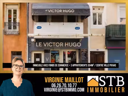 achat immeuble 304m² privas 07000