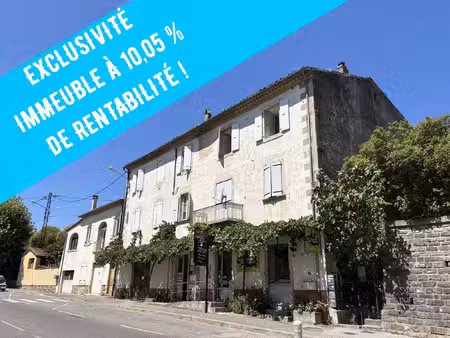 achat immeuble 372m² les vans 07140