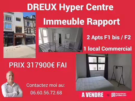achat immeuble 126m² dreux 28100