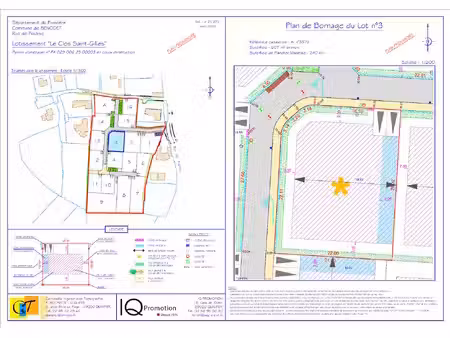 achat terrain 607m² benodet 29950