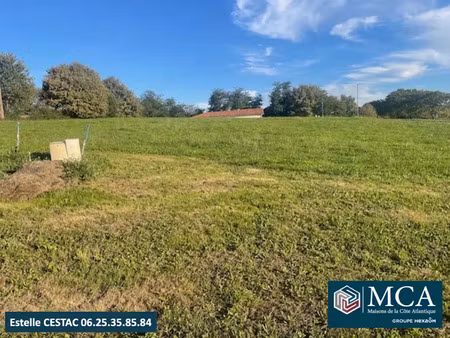 vente terrain 1000 m² à saint-aubin (40250)  40 500 €