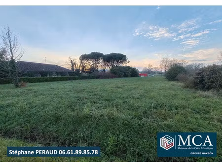 vente terrain 1540 m² à saint-cricq-du-gave (40300)  45 500 €