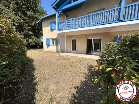 soustons - t3 en rez-de-chaussée avec 180 m² de jardin