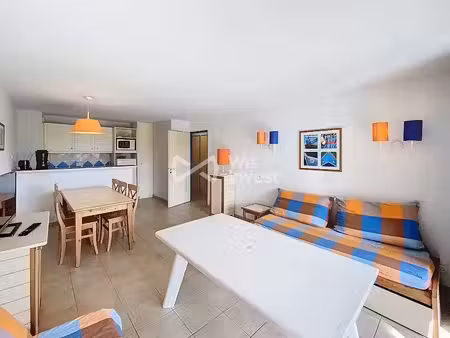 vente appartement 2 pièces 51.26 m² à le barcares (66420)  135 000 €