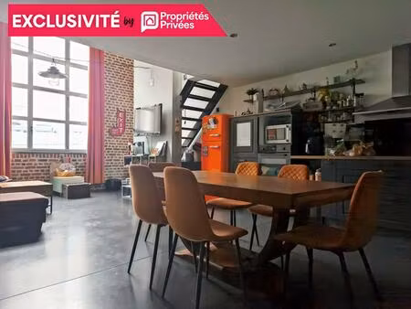 roubaix proche parc barbieux/place du travail  magnifique loft avec 2 chambres  magnifique