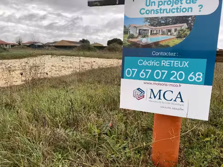 vente terrain 404 m² beurlay (17250)