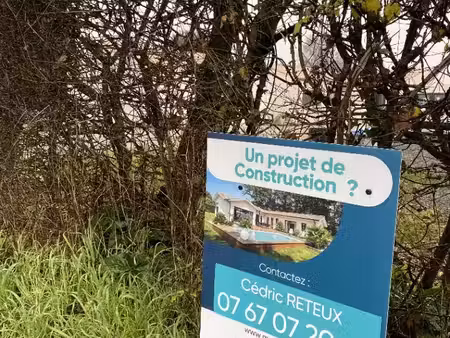 vente terrain 617 m² corme-royal (17600)