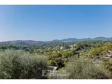 maison de village de caractère à mougins avec vue mer imprenable