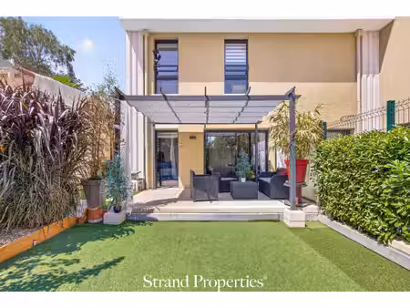 golfe-juan - appartement maison récent avec deux chambres  jardin et double garage