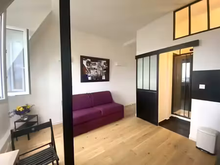 location meublée appartement 1 pièce 17.05 m² à paris 16ème (75016)  1 000 €