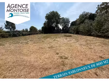 achat terrain 800m²