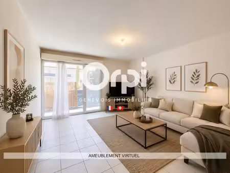 vente appartement 3 pièces 54.44 m² à annemasse (74100)  195 000 €