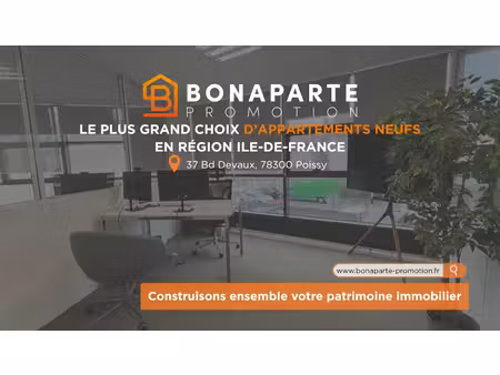 vente appartement 2 pièces 40 m² à poissy (78300)  208 200 €