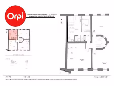 vente appartement 2 pièces 54.74 m² à grézieu-la-varenne (69290)  182 470 €