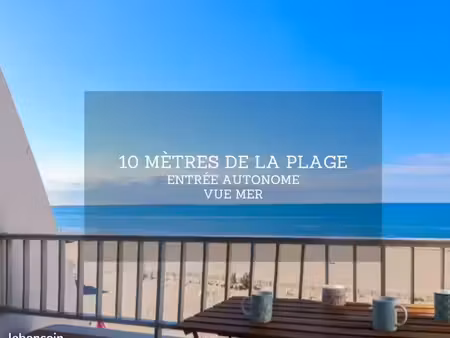 studio front de mer vue exceptionnelle dernier étage
