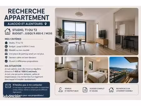 recherche appartement ajaccio