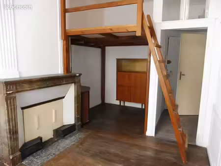 chaumont (52000) un agréable t1 de 22 m² + mezzanine de 6 m²  dans un petit immeuble  proc