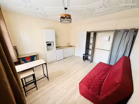 studio meublé 24 m2 idéal etudiant