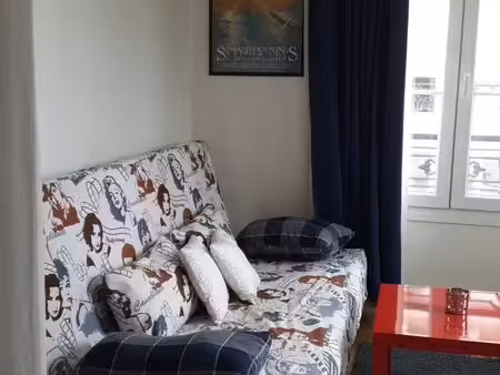 studio meublé 19m2 metro commerce paris 15eme