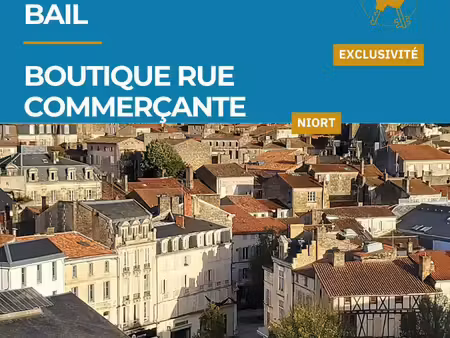 vente commerce 50 m² niort (79000)