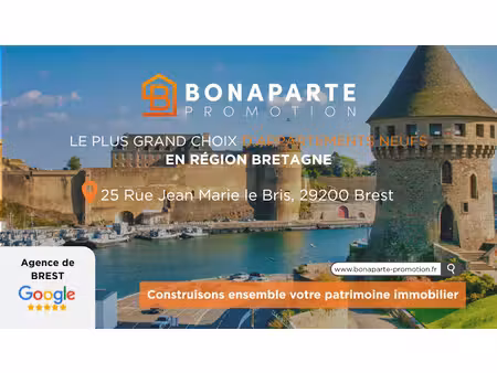 vente appartement 3 pièces 67 m² à brest (29200)  290 000 €