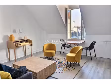 location appartement 1 pièce 27 m² à paris 16ème (75016)  1 350 €