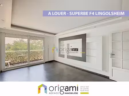 appartement lingolsheim 4 pièce(s)