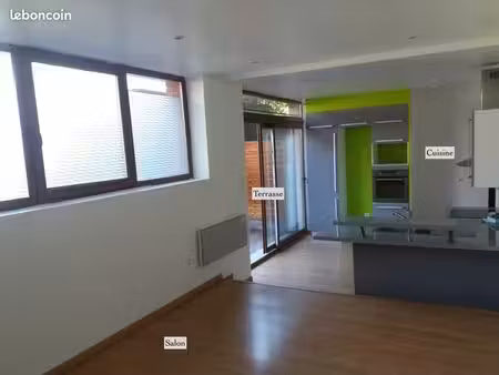 appartement t2 – 41m² avec jardin et terrasse – tourcoing