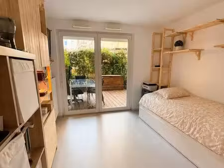 studio 1 pièce 18.5 m² avec terrasse et jardin
