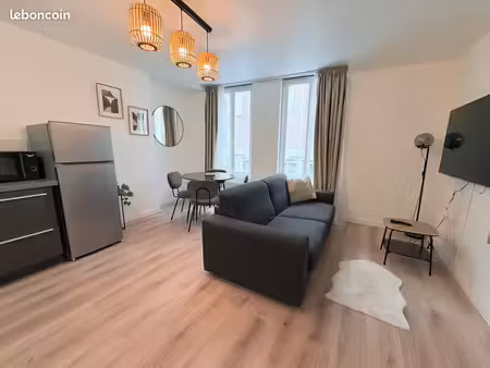 t2 meublé 1 chambre – épernay centre – 620 + 30 de charges – disponible mi-septembre