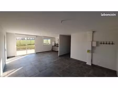 maion neuve 75m² + garage + terrain