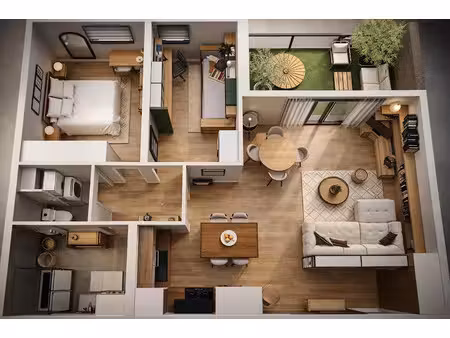 vente appartement 3 pièces 68.22 m² à garons (30128)  209 000 €