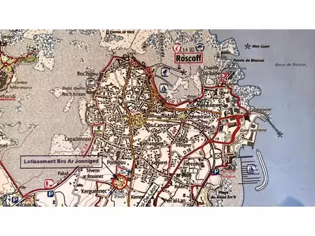 vente terrain 628 m² à roscoff (29680)  165 088 €