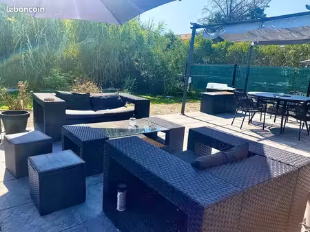 vente maison de 63 m2 avec deux jardin privatif