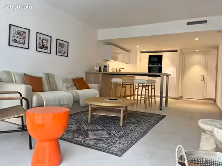 t2 meublé 62 m² neuf + terrasse et parking – cannes centre  proche palais des festivals