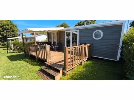 a vendre mobil home 4pl camping 5 étoiles la vallée ( houlgate)14510