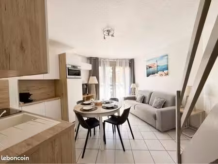 t3 meublé 56 m² – 2 chambres – 2 terrasses