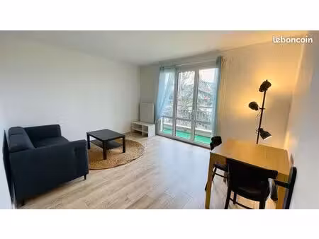 créteil bords de marne – 2 pièces meublé 40m² avec balcon & cave