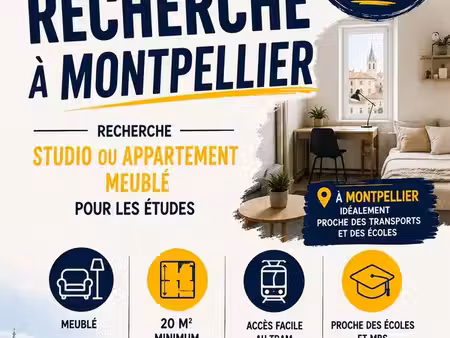 recherche appartement pour la rentrée 2026