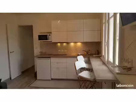 appartement 2 pièces meublé – 38 m² – lumineux  calme et entièrement rénové