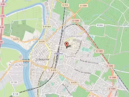 location appartement 2 pièces à libourne (33500)  640 €