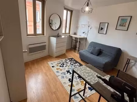 location meublée appartement 1 pièce 19 m² à toulouse (31000)  650 €