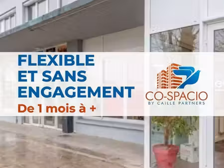 bureau équipés et sans engagement- de 13 à 19m²